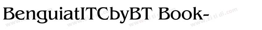 BenguiatITCbyBT Book字体转换